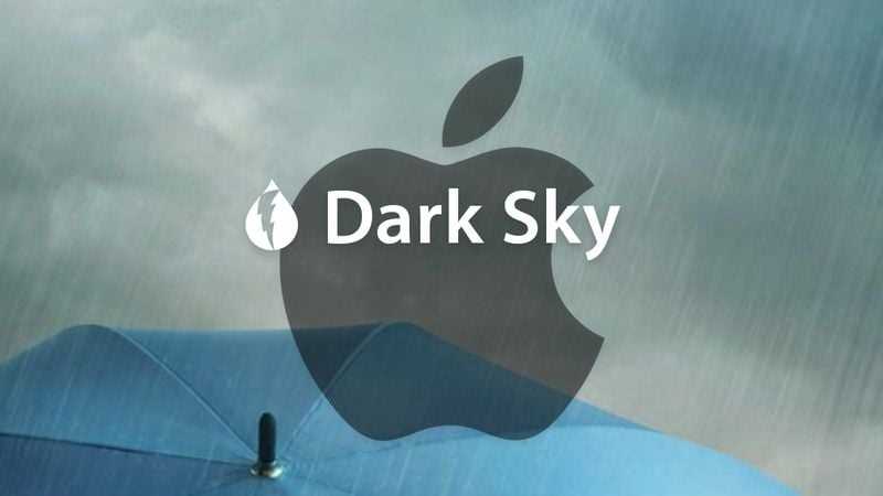 苹果旗下天气应用 Dark Sky 正式停止运