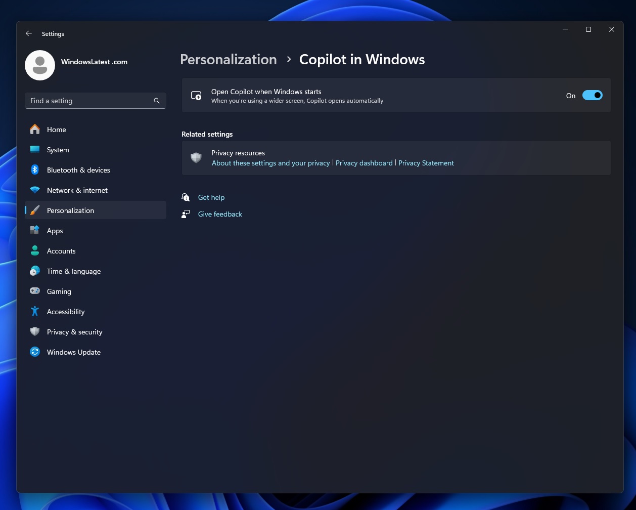 微软为 Windows 11 上的 Copilot 添加