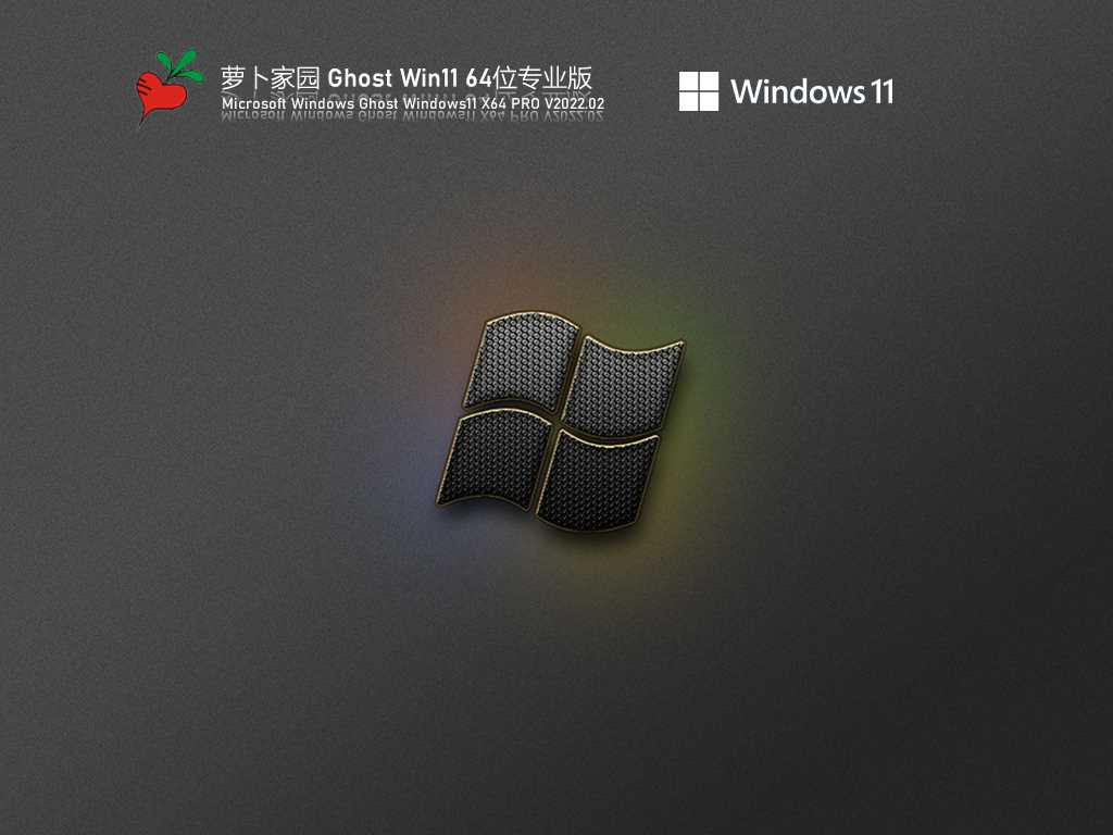 萝卜家园 Ghost Win11 64位 老机可用版 V2022年2月